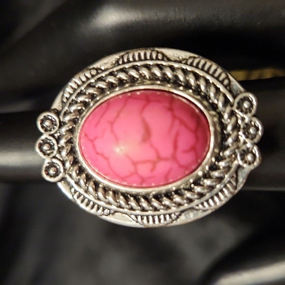 Paparazzi Southwest Style Pink Ring - 87 - Picture 1 of 2